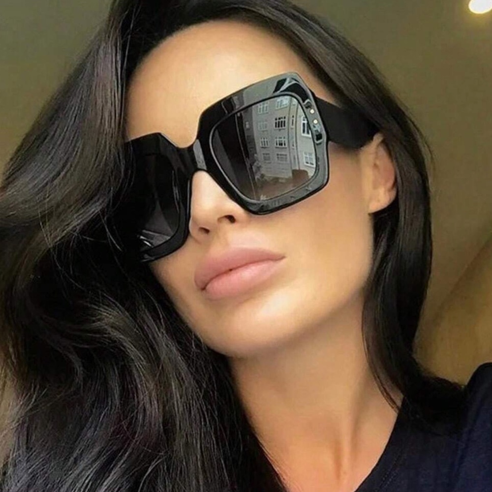 Bug Eye Oversized Square Sunglasses